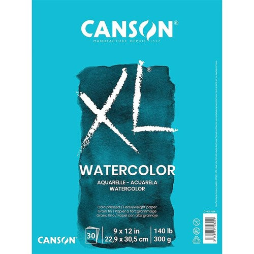 Simon Says Stamp! Canson XL WATERCOLOR PAPER 9x12 140lb Pad 726259