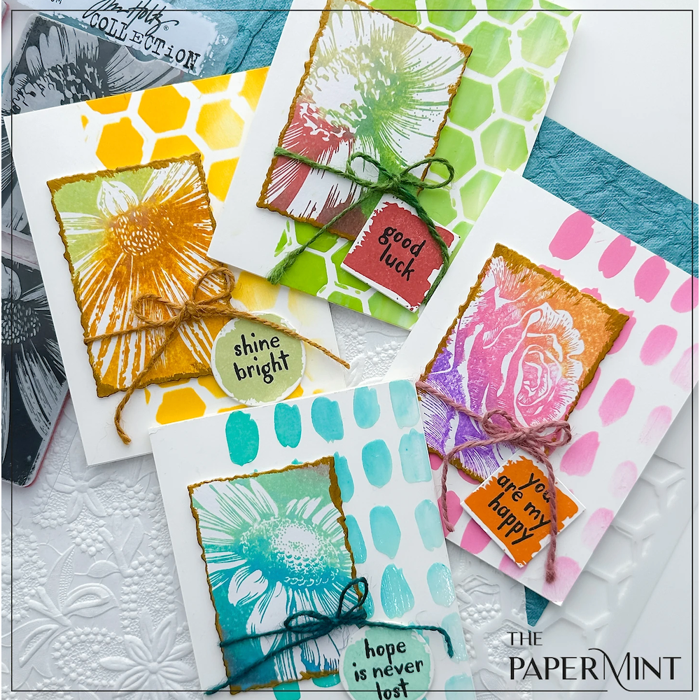 Tim Holtz Distress Oxide Ink Pad TWISTED CITRON Ranger TDO56294 Bold Botanicals Cards | color-code:ALTN01